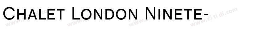 Chalet London Ninete字体转换 Chalet London Ninete字体转换